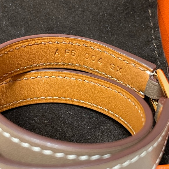 Hermes Rivale Double Tour Bracelet Etoupe Rose Gold XS - Picture 6 of 11